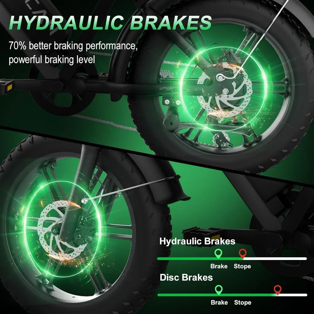 HOVCAN - 32MPH 28MPH Electric Bike