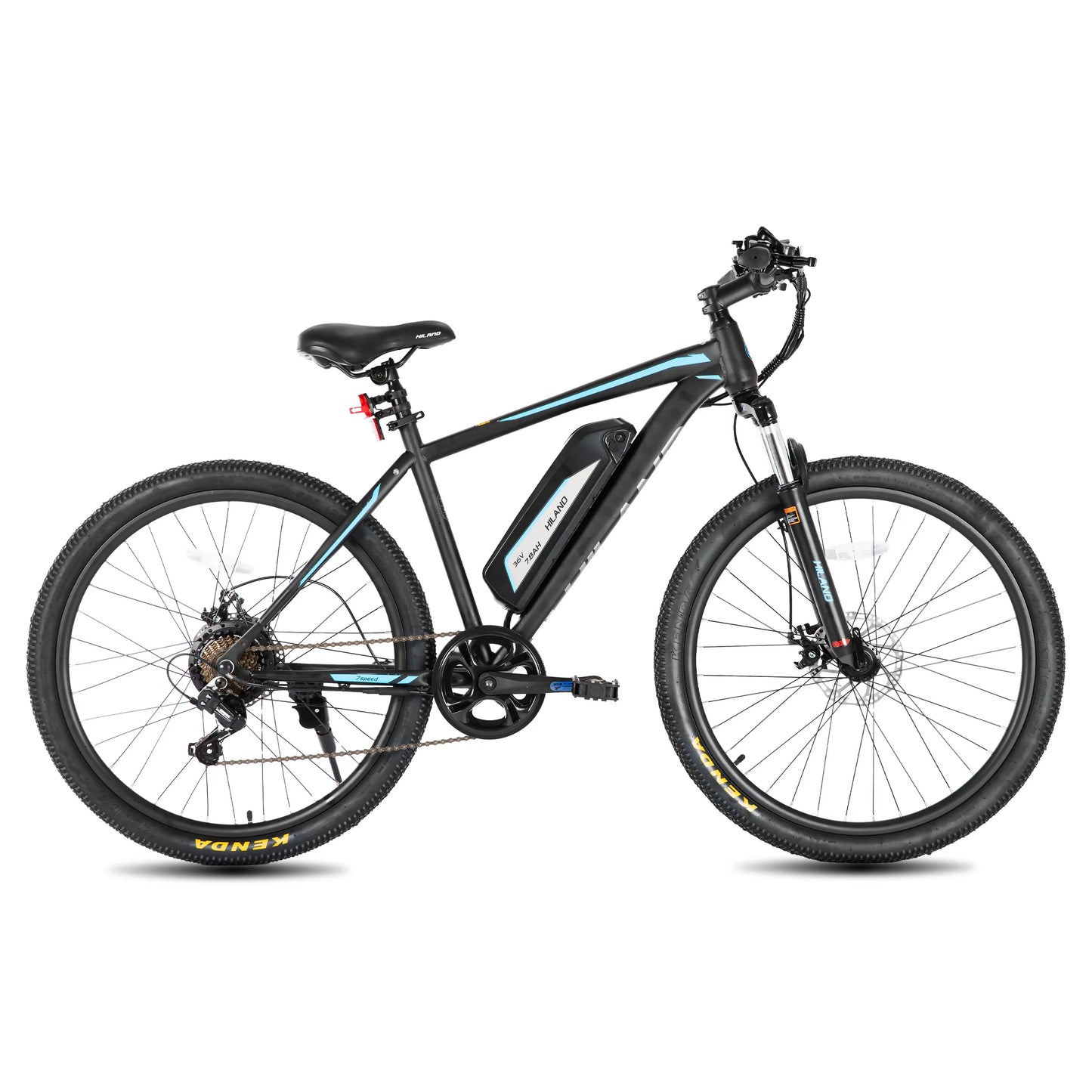 Electric bicycle on a white background