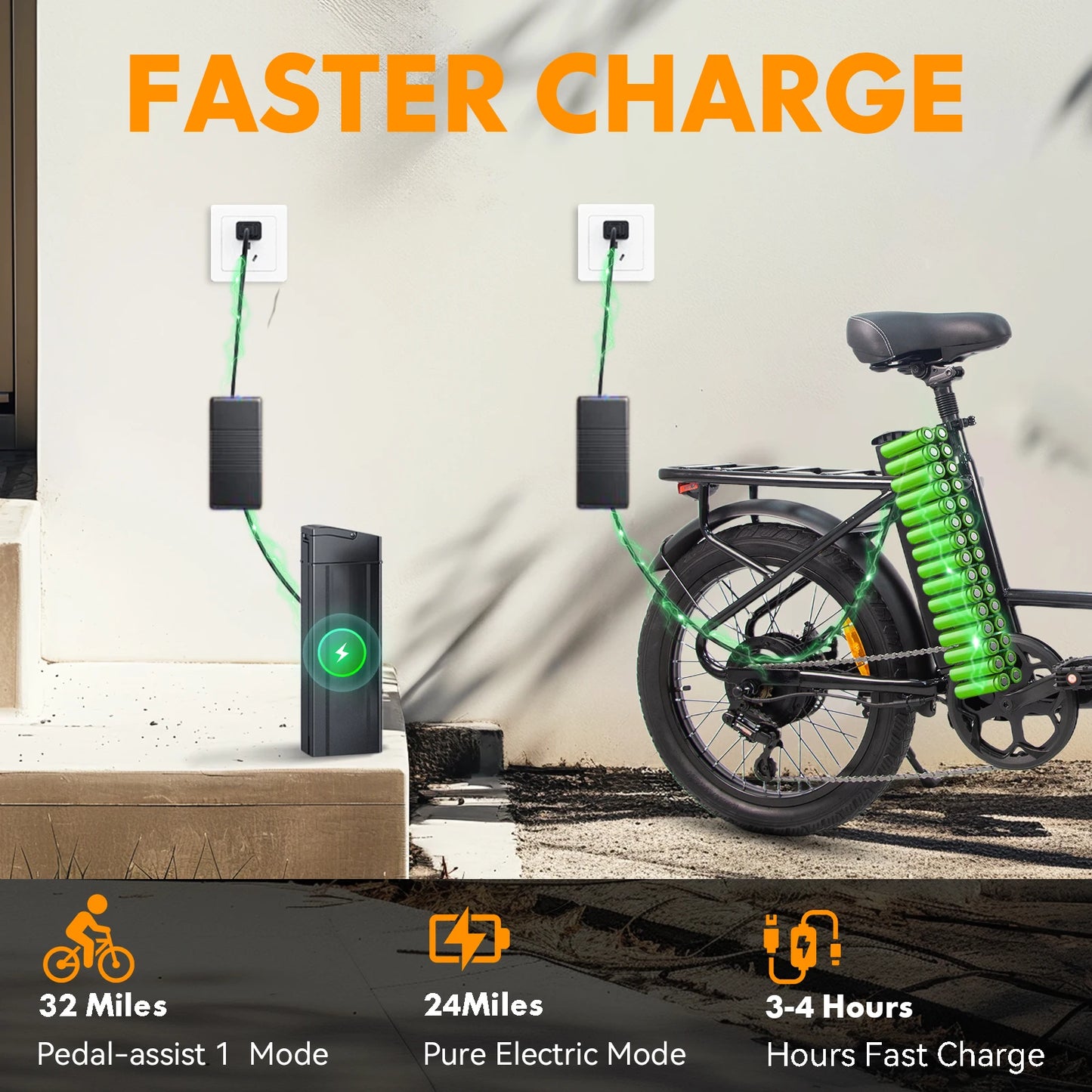 HEZZO - Grocery Ebike - 750W Motor Adjustable Electric Bike