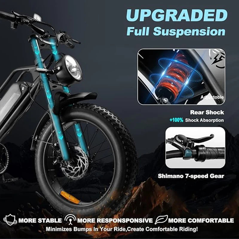 SMARTRAVEL [HEZZO] - 1000W 28mph Electric Bike